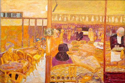 The Door Window: Terrace and Coffee Room by Pierre Bonnard