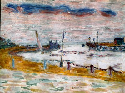 The Exit of the Port in Trouville in Normandy by Pierre Bonnard