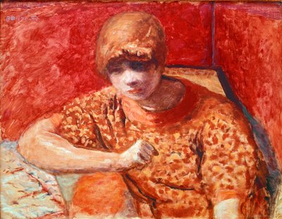 The Orange Blouse by Pierre Bonnard