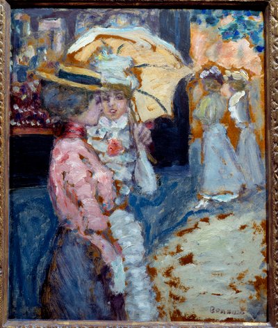 The Walk by Pierre Bonnard