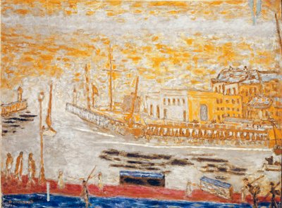 Trouville, la sortie du port by Pierre Bonnard