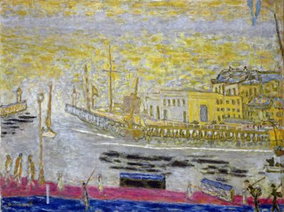 Trouville, the Exit to the Port by Pierre Bonnard