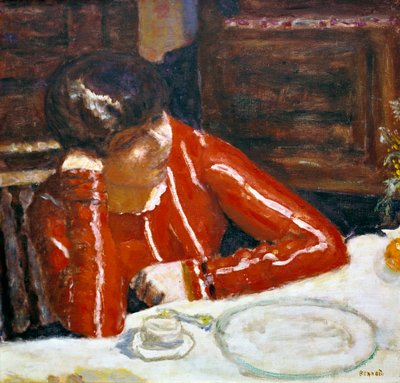 Woman in Red Top by Pierre Bonnard