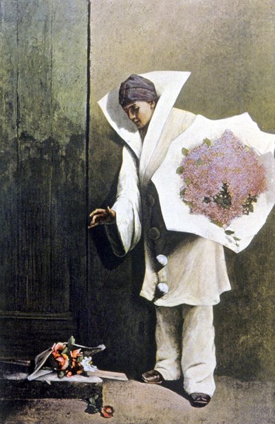 Pierrot arriving too late for his appointment by Pierre Bonnaud