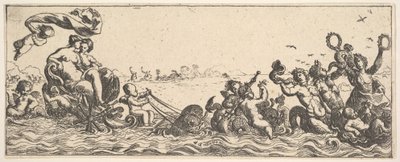 Two Women Sitting in a Shell by Pierre Brebiette