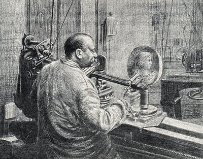 A medalist using a kind of pantograph milling machine by Pierre Calmettes