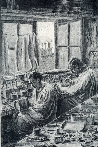 Parisian workers making toys by Pierre Calmettes
