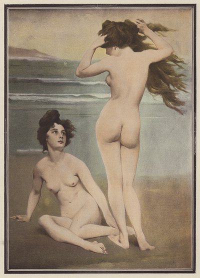 Bathing Women by Pierre Carrier Belleuse