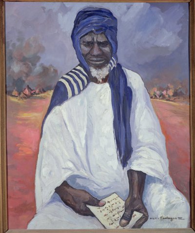 Portrait of Amami Samori Toure (c.1830-1900) by Pierre Castagnez
