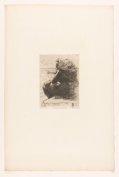 Resting Women on the Coast by Pierre Celestin Billet