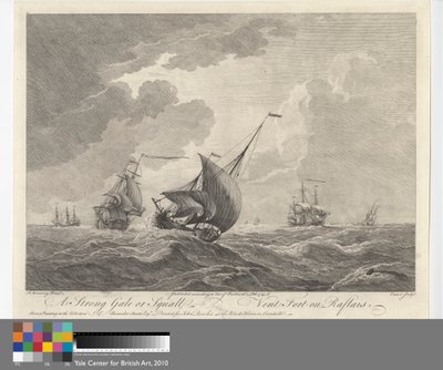 A Strong Gale or Squall by Pierre Charles Canot