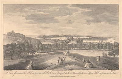 A View from One Tree Hill in Greenwich Park by Pierre Charles Canot