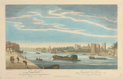 Lambeth. The Archbishop of Canterbury
