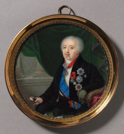 Portrait of Prince Alexander Bezborodko by Pierre Charles Cior