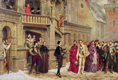 Henri III and the Duc de Guise, 1855 by Pierre Charles Comte