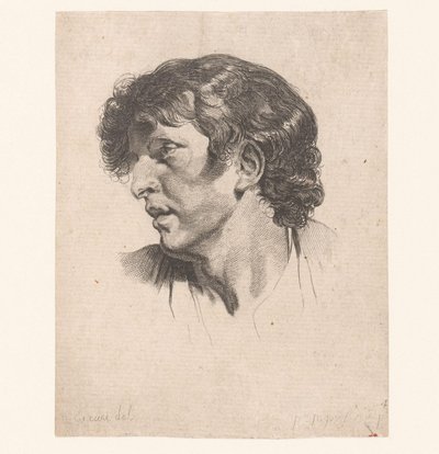 Head of a Young Man, Turned to the Left by Pierre Charles Ingouf