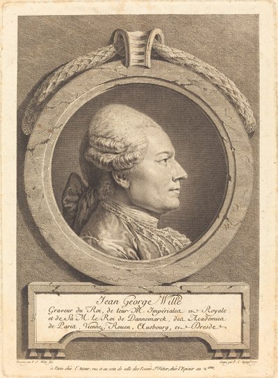 Jean George Wille by Pierre Charles Ingouf after Pierre Alexandre Wille