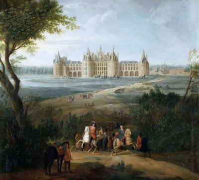 View of the Château de Chambord, from the Park by Pierre Denis II Martin