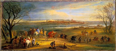 The War of Devolution (1667-1668): Capture of Dole in Franche-Comte by King Louis XIV, February 16 by Pierre Denis Martin