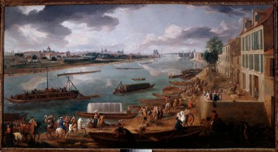 View of Paris, Taken from the Quai de la Rapee in 1716 by Pierre Denis Martin