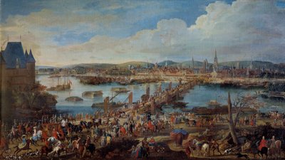 View of the city of Rouen taken from Saint Sever (detail) by Pierre Denis Martin