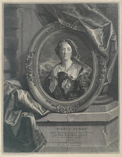 Madame Marie Rigaud (Maria Serre) by Pierre Drevet