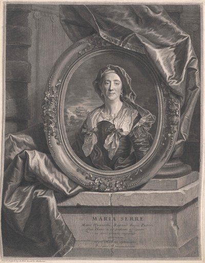 Marie Serre by Pierre Drevet