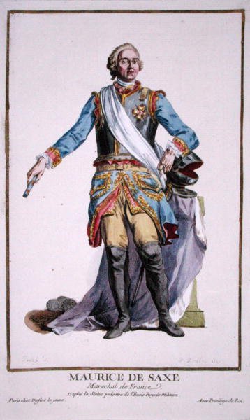 Maurice of Saxony (1696-1750) from 