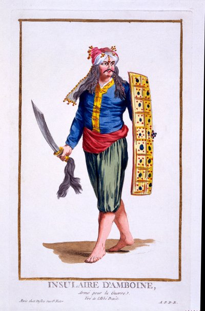 Native of the Island of Amboine, armed for war, from 