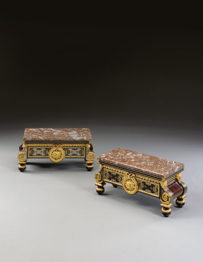 Pair of Restoration stands, second quarter of the 19th century by Pierre Etienne (attr. to) Levasseur