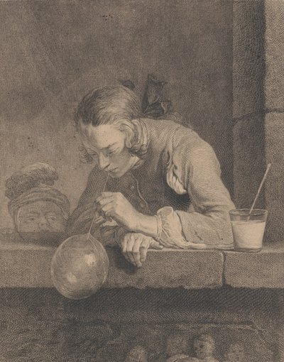 Soap Bubbles, 1739 by Pierre Filloeul