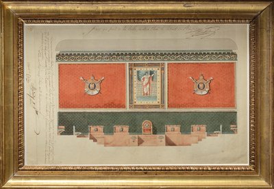 Decoration project for the Grand Chamber of the Court of Cassation by Pierre Francois Leonard Fontaine