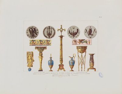 Details and Ornaments from the Studio of Painter C.I. Isabey, from 