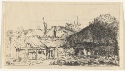 Unfinished Landscape by Pierre François Basan (workshop of)