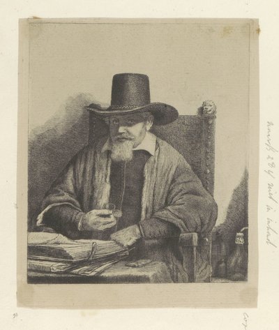 Portrait of Inspector Arnold Tholinx by Pierre François Basan