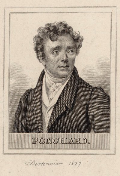 Portrait of the opera singer Louis Antoine Eléonore Ponchard by Pierre François Bertonnier