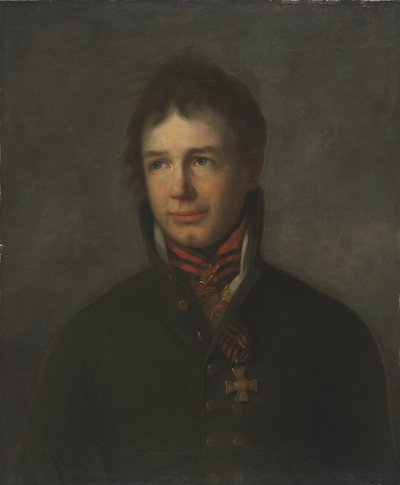 Portrait of the Admiral and Explorer Ivan Krusenstern Adam Johann Ritter von Krusenstern by Pierre François Eugène Giraud