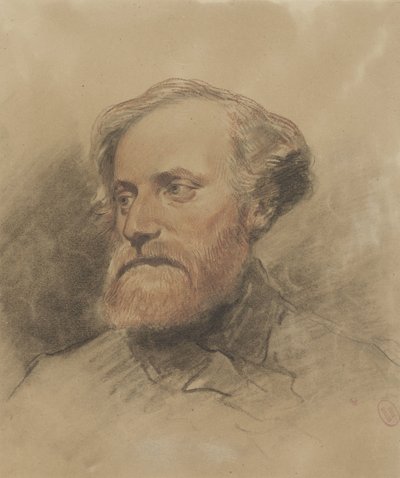 Portrait of the Painter Alexandre Gabriel Decamps by Pierre François Eugène Giraud