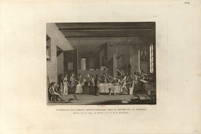 Inside a Revolutionary Committee during the Reign of Terror by Pierre Gabriel Berthault
