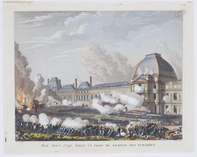 The Storming of the Tuileries Palace on 10 August 1792 by Pierre Gabriel Berthault