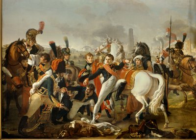 Napoleon I, Wounded in Front of Regensburg, Treated by Surgeon Yvan, April 23 by Pierre Gautherot