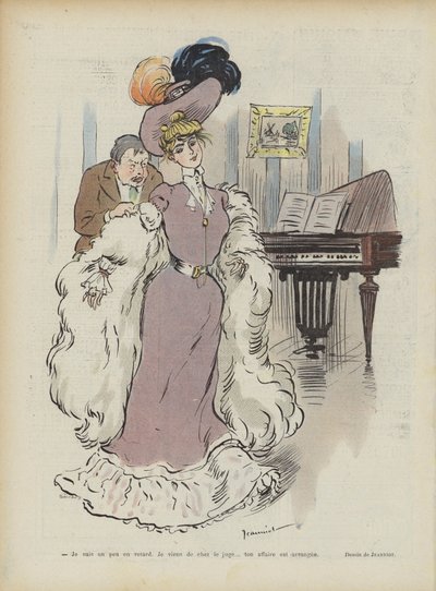 Illustration for Le Rire by Pierre Georges Jeanniot