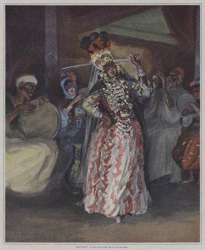 An Oulde Nail Street Dancer from Algiers by Pierre Georges Jeanniot