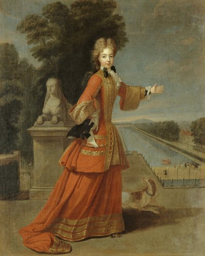 Portrait of Marie Adélaïde of Savoy, Duchess of Burgundy by Pierre Gobert