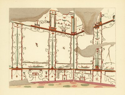 Exedra in the House of the Centenary, Pompeii by Pierre Gusman