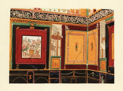 Exedra in the Atrium in the House of Siricus, Pompeii by Pierre Gusman