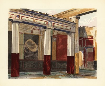 Rhodian Peristyle of the House of the Silver Wedding, Pompeii by Pierre Gusman