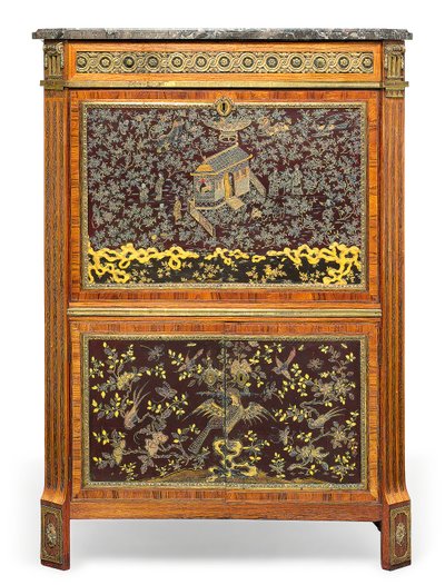 Louis XVI Secretaire a Abbatant, late 18th century by Pierre Harry Mewesen