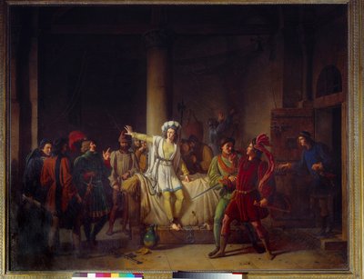Joan of Arc in Her Prison in Rouen by Pierre Henri Revoil