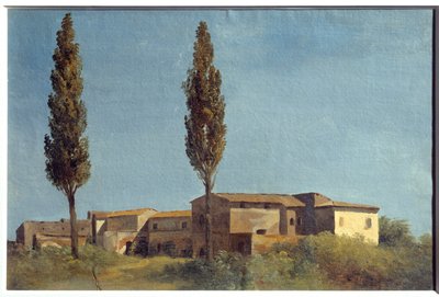 At Villa Farnese, the Two Poplars by Pierre Henri de Valenciennes